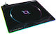 Aqirys Eclipse Md Gaming Mouse Pad Large (450mm) με RGB Φωτισμό μέσω USB Μαύρο
