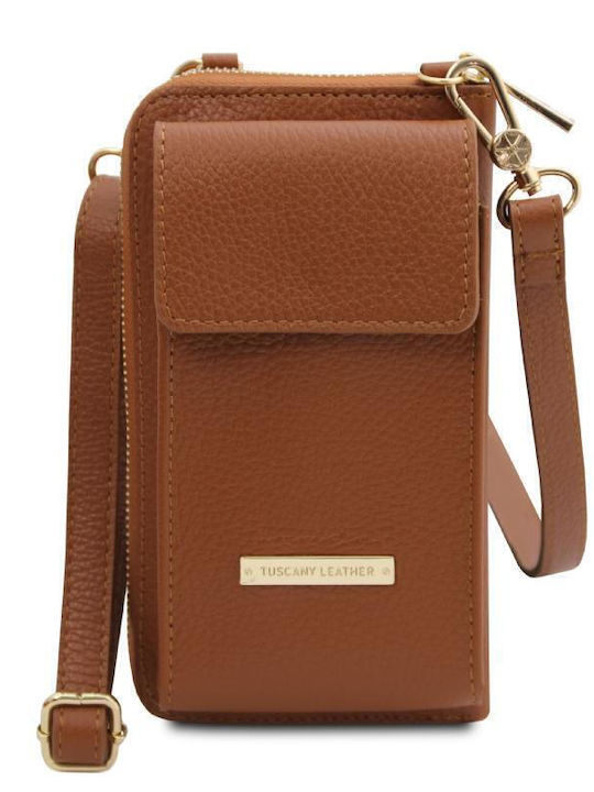 Tuscany Leather Large Leather Women's Wallet Brown