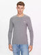 Guess Men's Long Sleeve Blouse Gray