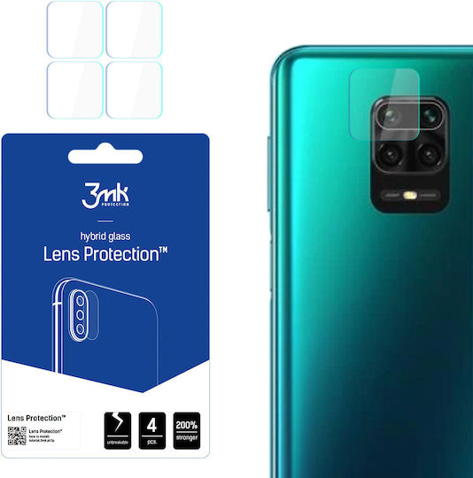 3MK Προστασία Κάμερας Tempered Glass Διάφανο για το Redmi Note 9S / 9 Pro / 9 Pro Max