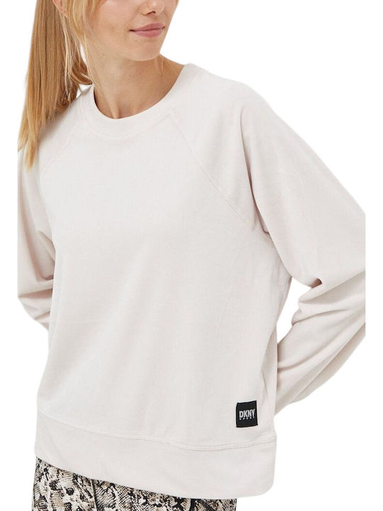DKNY Logo Sweater Beige