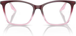 Ray Ban Frames Γυναικείος Κοκκάλινος Σκελετός Κ...