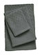 Das Home Bath Towel Set 3pcs Best 0688 Graphite Weight 480gr/m²