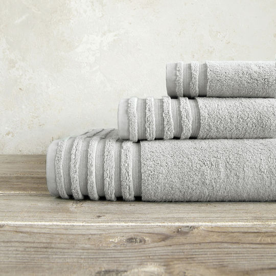 Nima Bath Towel Vista 90x150cm Fog Gray Weight 700gr/m²