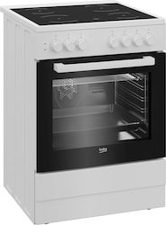 Beko Ελεύθερη με Κεραμικές Εστίες Λευκή CUV 6710 B Beko Ελεύθερη με Κεραμικές Εστίες Λευκή CUV 6710 B