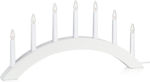 Markslöjd Christmas White Candlestick