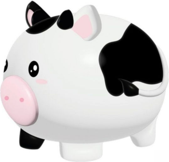 I-Total Children's Money Box Plastic White 18x15x16cm