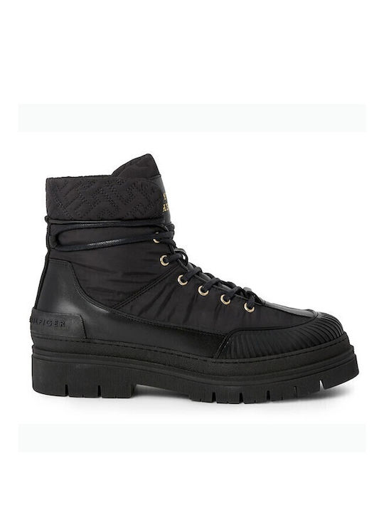 Leather Women's Ankle Boots Black