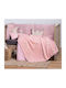 Nef-Nef Homeware Blanket Nursery Swaddling Blankets Fly Fleece Pink 75x110cm.