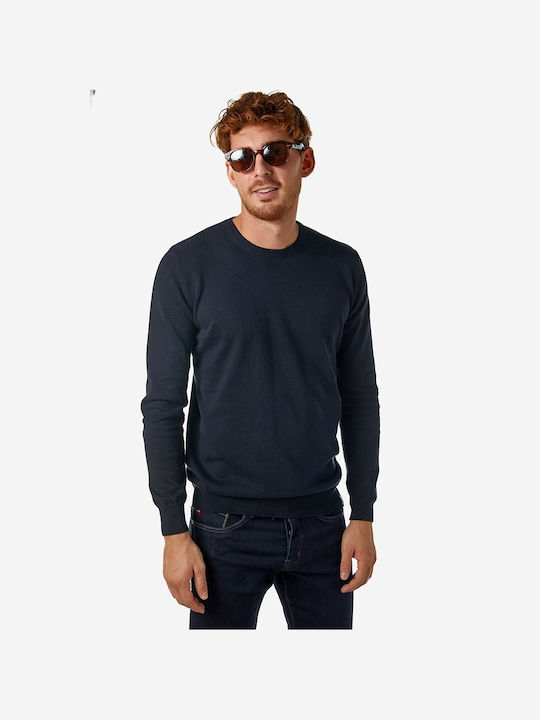 Brokers Jeans Men's Long Sleeve Sweater Navy Blue