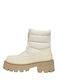 Only Damen Knöchelstiefel Beige