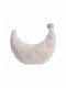 Nef-Nef Homeware Kids Decorative Pillow Moon Ecru 30x25cm