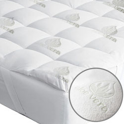 BS Collection Single Bed Foam Mattress Topper with Aloe Vera & Elastic Straps 90x200cm