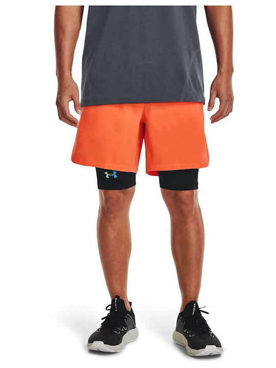 Under Armour Peak Ανδρική Βερμούδα Πορτοκαλί