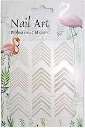 Nails & More Accesorii pentru Decorarea Unghiilor în Culoarea Aur