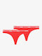 Dobotex Damen Zeichenfolge 2Pack Rot