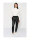 Bon Women's Leather Trousers Black