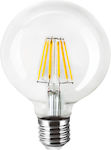LED Lampen für Fassung E27 und Form G125 Warmes Weiß 1Stück