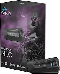 Cardo Packtalk Slim Jbl Sistem de comunicare pentru motociclete cu un singur căști
