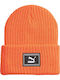 Cuff Trend Beanie Γυναικείος Σκούφος Πλεκτός σε Πορτοκαλί χρώμα