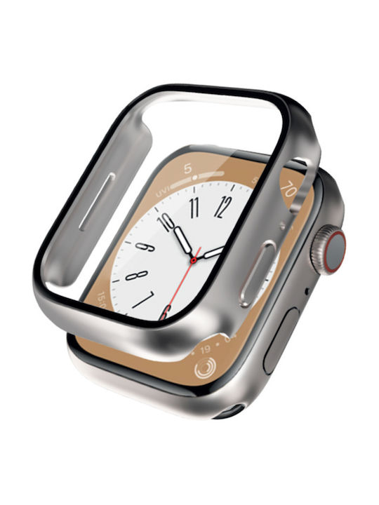 Crong Hybrid Πλαστική Θήκη με Τζαμάκι Starlight για το Apple Watch 41mm
