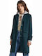 Nica Women's Green Coat with Buttons