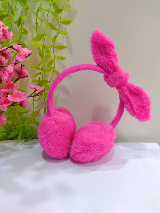 Căști Blănoase Fuchsia