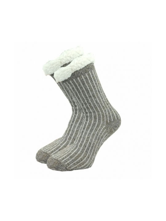 Prive Underwear Women's Patterned Socks Gray