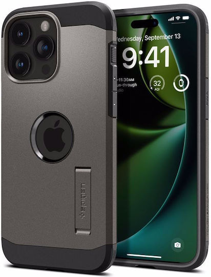Spigen Tough Armor MagFit Back Cover Plastic 2mm Gunmetal (iPhone 15 Pro)