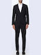 Paris Men's Winter Suit Black