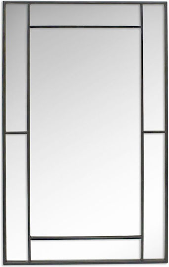 Zaros Hamptons Full-Length Rectangular Black Wall Mirror 120x75cm Zaros Hamptons Full-Length Rectangular Black Wall Mirror 120x75cm