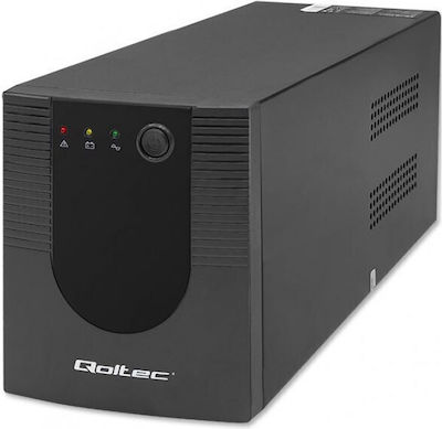 Qoltec FR UPS Line-Interactive 2000VA 1200W with 4 Power Plugs