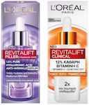 L'Oreal Paris Revitalift Filler Skin Care Set for Αnti-ageing with Serum