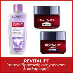 L'Oreal Paris Hautpflegesets für Anti-Aging mit Gesichtscreme & Make-up-Entferner