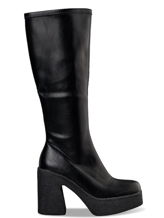 Envie Shoes Synthetic Leather Women's Boots Black