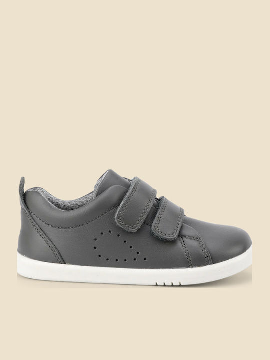 Iwalk Ghete Copii din Piele cu Velcro Gri