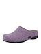 Anatomical Woolen Women's Slippers Lilac