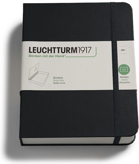Leuchtturm1917 Storage Book Box Paper File Box with Rubber Band 32.9x6x25.5cm