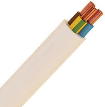 Eurolamp Power Cord with Cable Properties 3x1mm² in Gray Color 1m Flexible