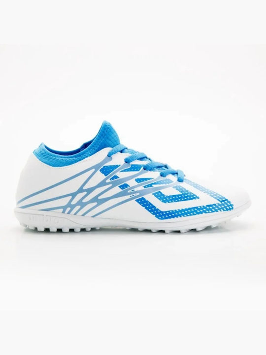 Umbro Παιδικά Ποδοσφαιρικά Παπούτσια Tf με Σχάρα Λευκά