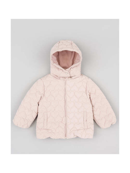 Losan Quilted Coat Pink