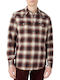 Wrangler Men's Shirt Long Sleeve Brown