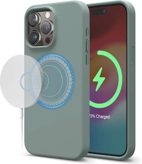 Elago Back Cover Σιλικόνης Πράσινο (iPhone 15 Pro Max)