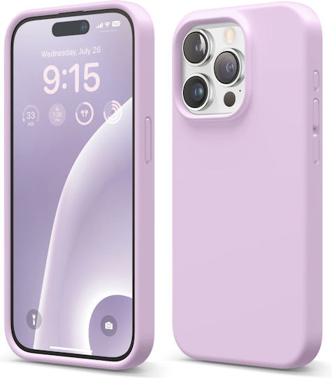 Elago Liquid Umschlag Rückseite Silikon 1.7mm Flieder (iPhone 15 Pro Max)