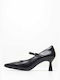 Desiree Shoes Leather Black Heels