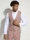 Tresor Men's Vest Pink