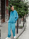 Sweatpants Velvet Blue