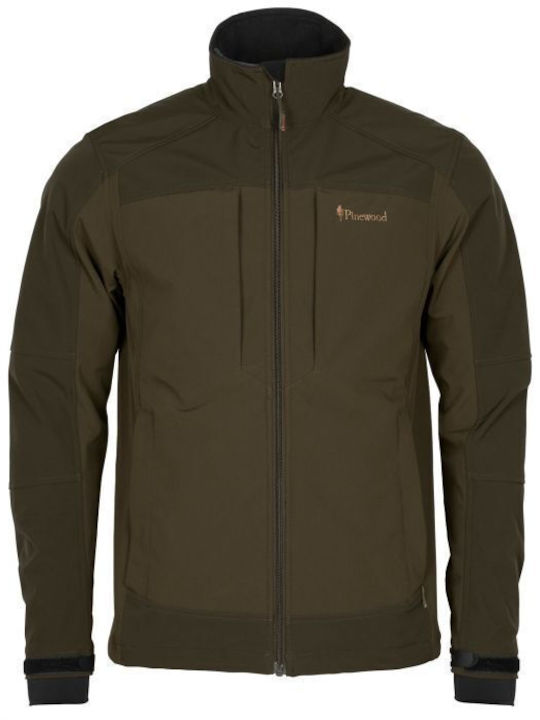 Pinewood Smaland Stretch Shell Ζακέτα Softshell Χακί Pinewood Smaland Stretch Shell Ζακέτα Softshell Χακί