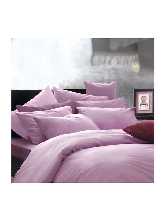 Rythmos Set Cearșafuri 230x260cm. Amor 02 Fuchsia 4buc