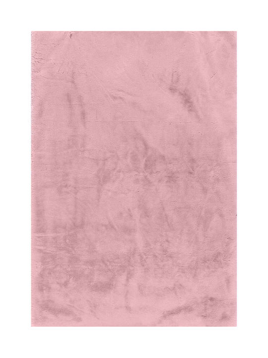 Madi Smooth Rug Rectangular Pink